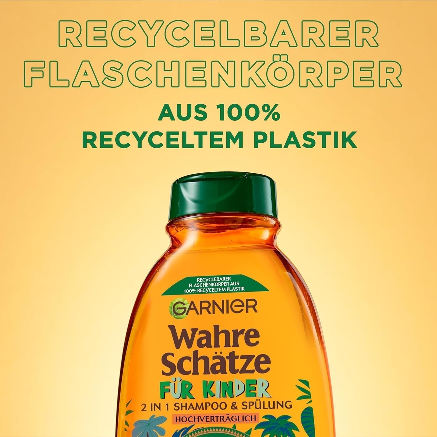 Garnier Shampoo per bambini, per capelli sensibili e facili da pettinare, con albicocca e fiori di cotone Garnier Doccia e Bagno