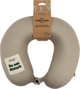 Mr Wonderful - Cuscino da Viaggio - Non Disturbare - Cuscino da Viaggio con Bottone Frontale per Regolarlo durante l'Uso Naty Shop Cuscini da Viaggio