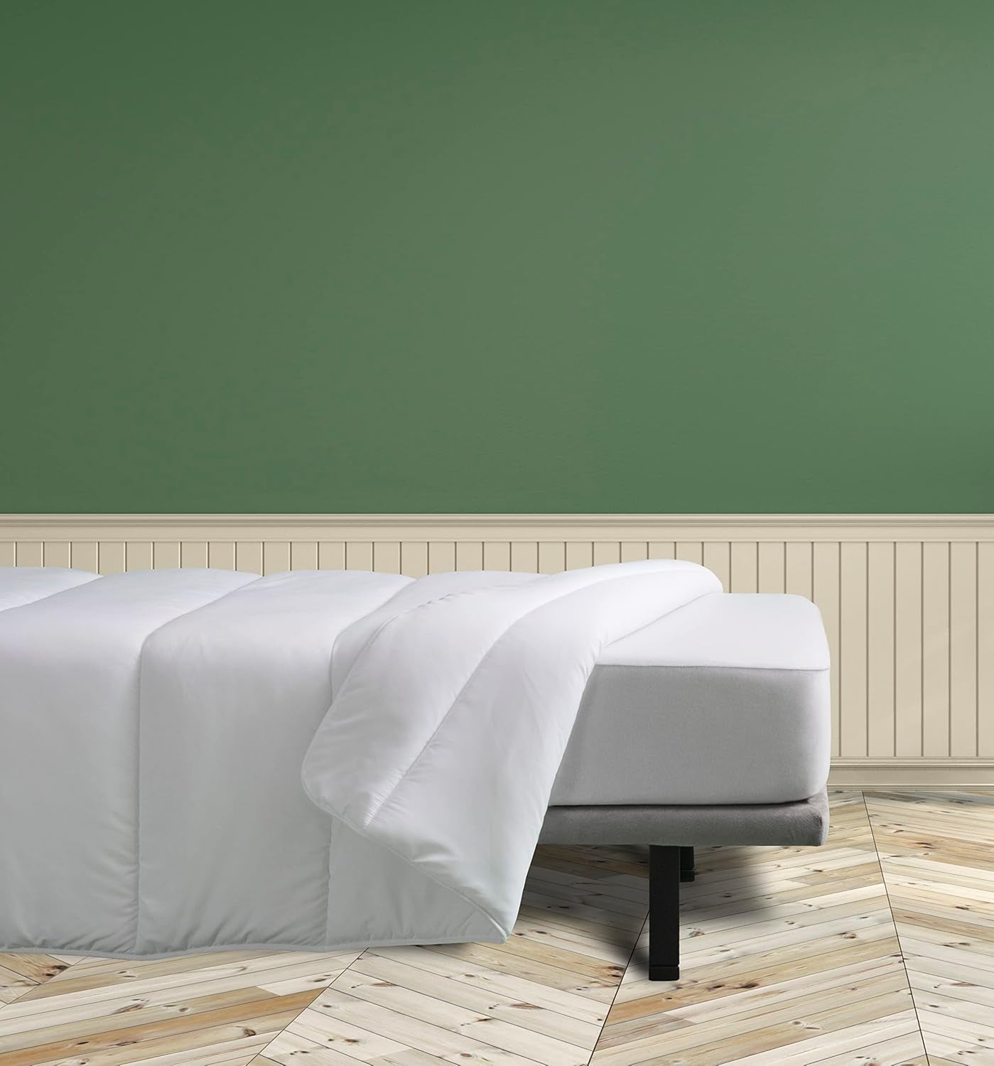 Trapunta in fibra siliconata, trattamento aloe vera, 300 G, autunno/inverno, per letto da 90 cm (150 X 220 cm) Piumini e trapunte Naty Shop