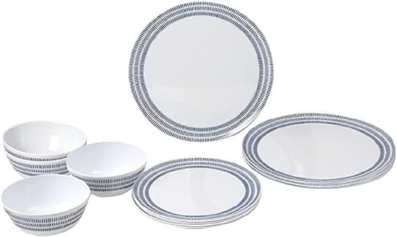 0830148N.C6T Geschirrset, 12 pezzi, BlueBAY, set da 3 pezzi