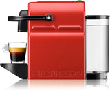 Macchina per caffè espresso Krups Nespresso Inissia - Macchina per caffè espresso compatta per capsule di caffè, pressione 19 bar, riscaldamento rapido in 25 secondi, funzione di risparmio energetico, serbatoio acqua da 0,7 l, rossa, modello YY5506FD