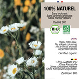 ORIGEENS Tisana ai fiori di camomilla biologica dall'Europa, 100 g | Tè sfuso, tè biologico per il sonno e la digestione | Camomilla tedesca | Certificato e confezionato in Germania