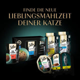 Sheba Portion Pouches Cibo umido per gatti, confezione multipla di gelatina di tacchino e pollo fresca e raffinata, 6x6x50 g - Cibo per gatti in gelatina di tacchino e pollo di alta qualità
