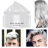 Tintura per capelli bianca naturale, Tintura per cera per capelli bianca, Tintura per capelli bianca naturale unisex, Tintura per capelli bianca, Cera per capelli per feste di Halloween Cosplay, Cera per tinture per capelli per feste, Tinture per capelli Naty Shop 30ML