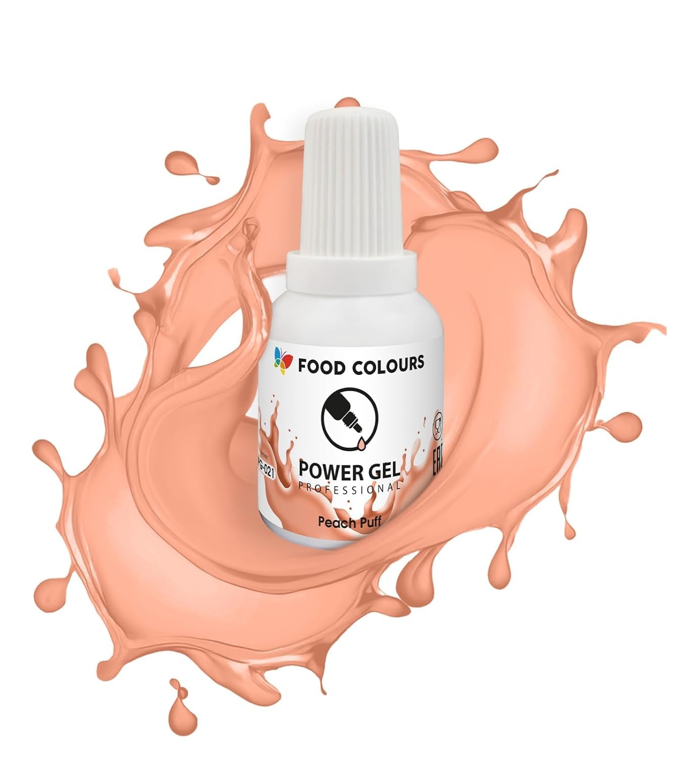 Colorante alimentare in gel, beige, color champagne, 20 g. Colorante alimentare per un'ampia gamma di applicazioni per decorare torte, crostate, creme, pan di spagna, glassa reale, macarons.