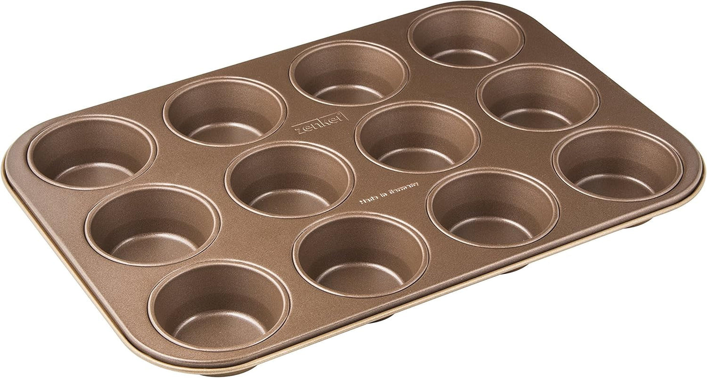 Zenker, stampo per muffin diametro Ø 7 cm, MOJAVE GOLD Stampi e teglie Naty Shop