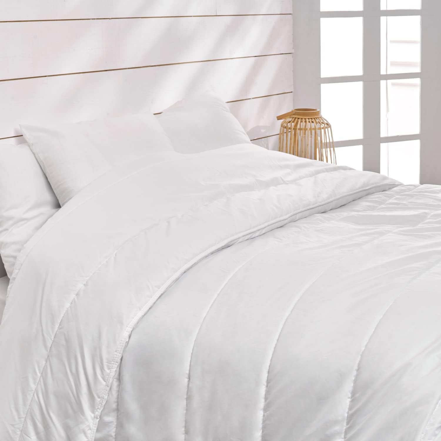 Bleu Calin Piumino invernale per 1 persona, caldissimo, morbidissimo - Microfibra - 140X200Cm Piumini e Trapunte Naty Shop