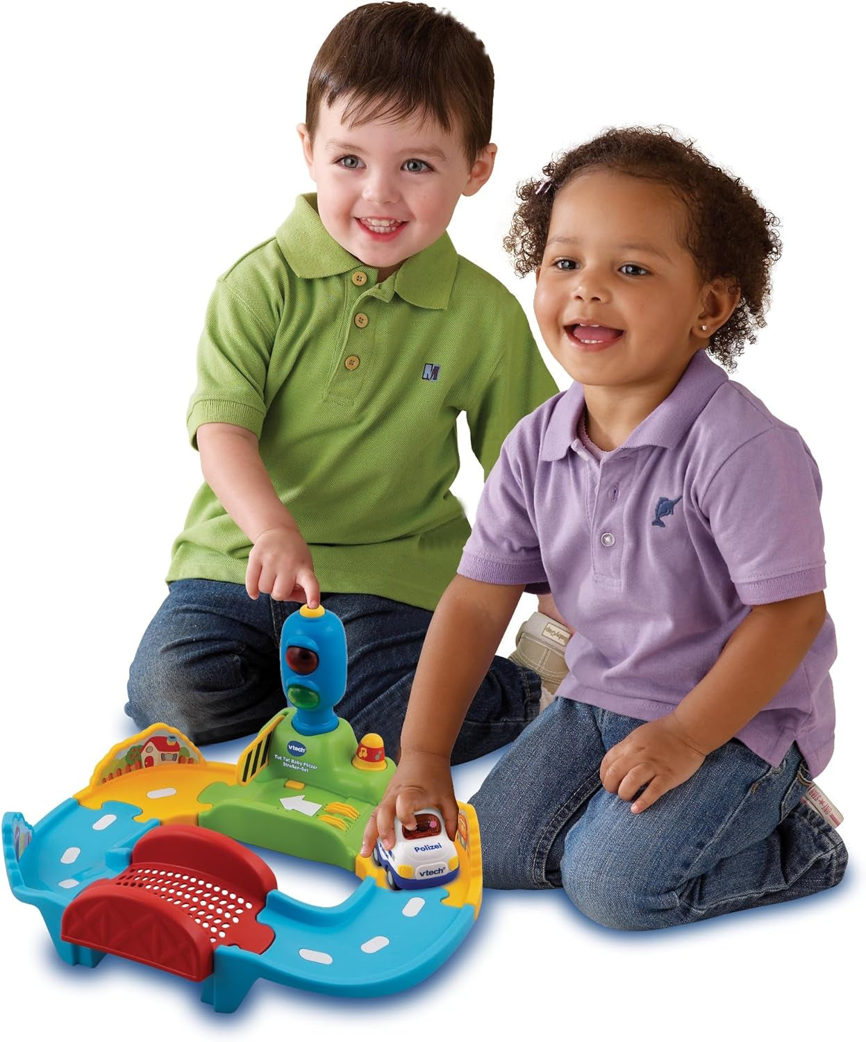 Baby 80-127804 - TUT TUT Baby Speedster - Set da strada & 80-517004 TUT TUT Baby Speedster Ambulanza Giocattolo per bambini, multicolore Bebe Toys Naty Shop