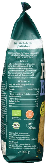 Bio Haferbrot Brotbackmischung, 500 G Naty Shop