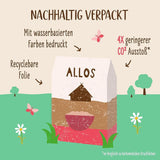 Allos Porridge di fichi e lamponi non zuccherato, Set 6 x 500 grammi Cereali Naty Shop