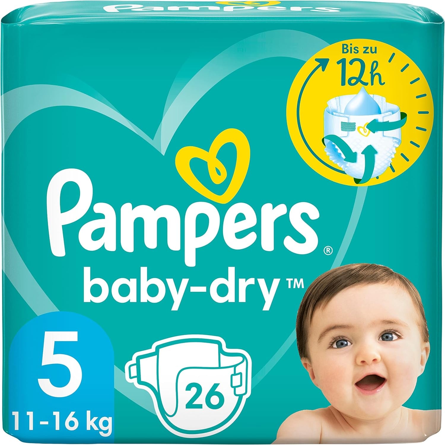 Pannolini Pampers 81657566 Pantaloni Baby-Dry, bianchi