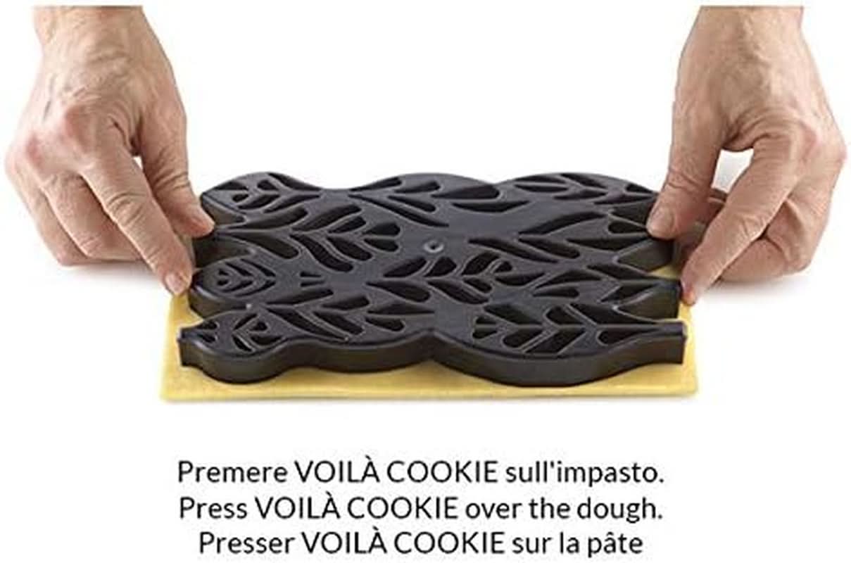 Silikomart, Voila Cookie Leaves, 240mm X 150mm, altezza 20mm Cucina Naty Shop