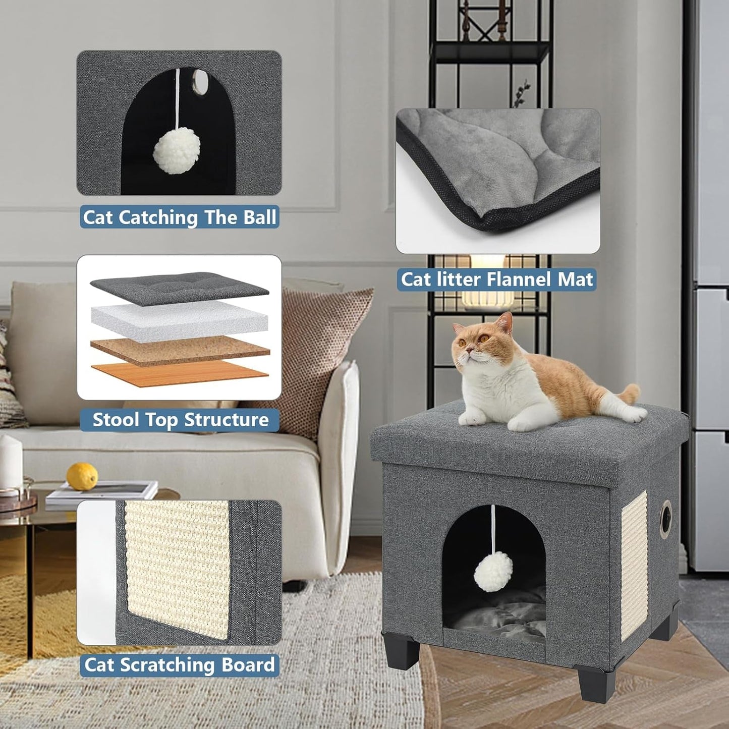 Coperte e Arredi, Animali Domestici, Grotte e Casette, Gatti, Letti per gatti, Gatti - Letti, materassi