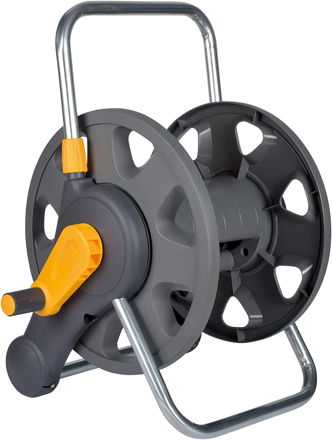 HOZELOCK - Avvolgitubo 2 in 1 (linea di supporto non inclusa) 60 m: indipendente o montato a parete, facile da trasportare ma robusto e durevole. Utilizzo flessibile in giardino [2475R0000]