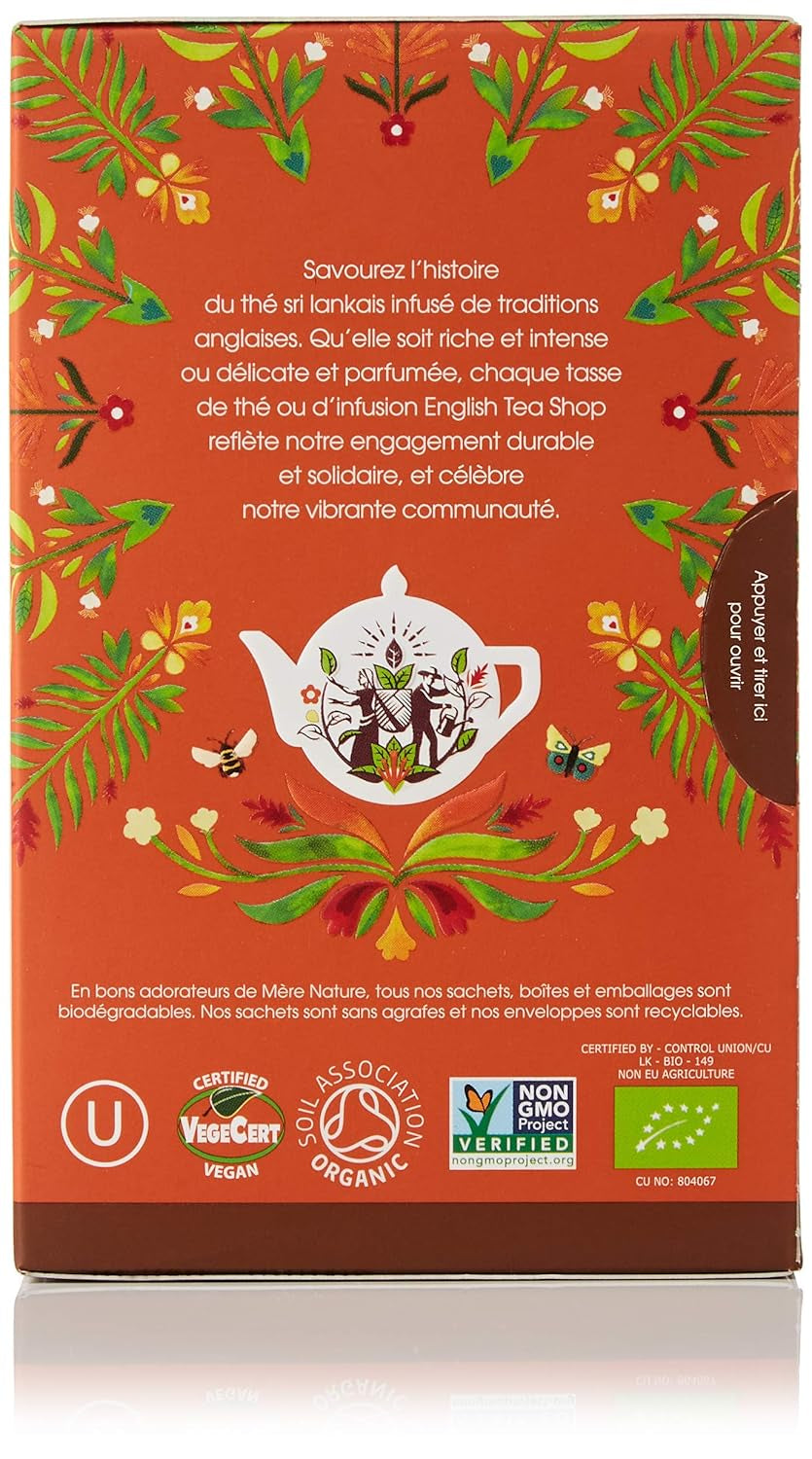ETS - Tè nero Chai, Naturland BIO, 20 bustine di tè (confezione da 2)