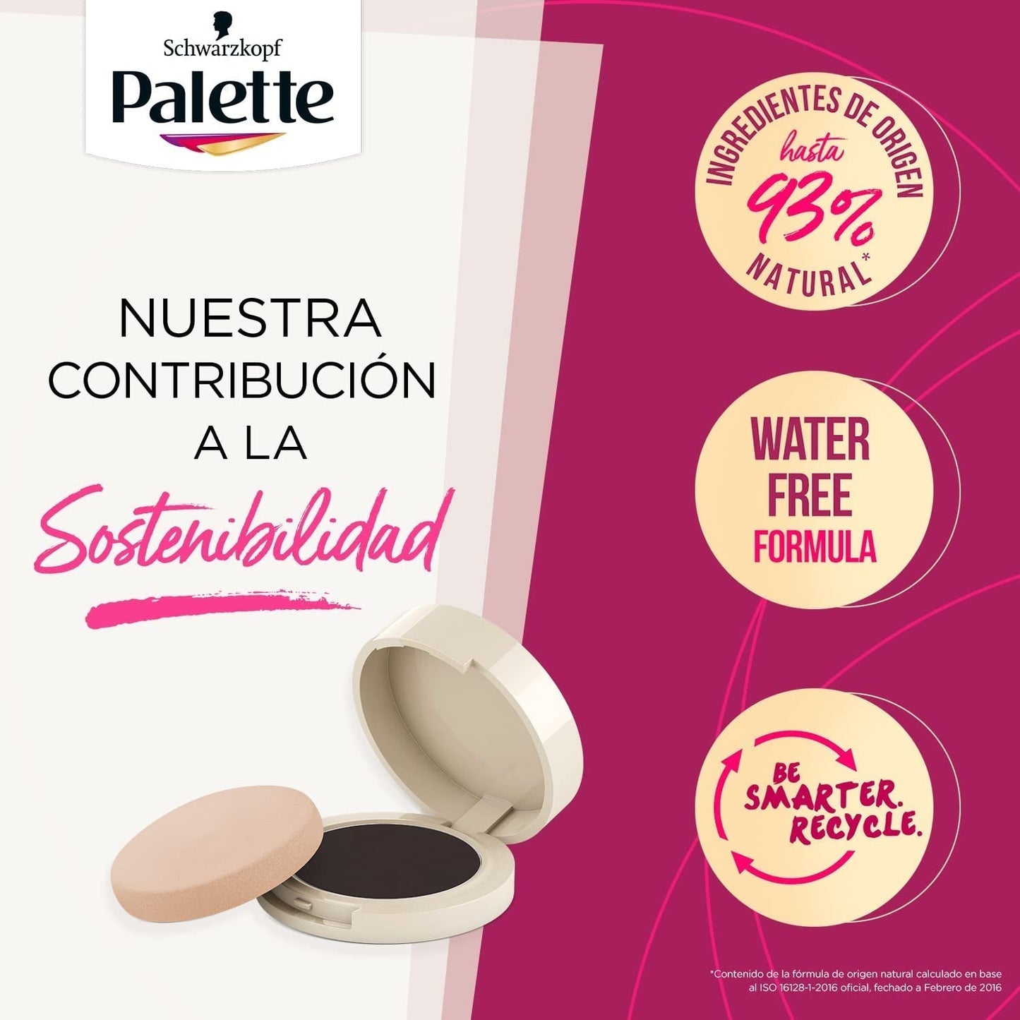 Palette Compact Root Retouch Retouch Root Powder, compatta, castano castano, 1 pz Tintura per capelli Naty Shop