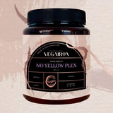 VEGAIROA - No Yellow Plex Mask - Maschera neutralizzante per toni gialli e arancioni - Cura idratante - Pigmento viola - Prodotto vegano professionale per capelli - Maschera per capelli Naty Shop da 1000 g