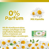 Salviette per neonati sensibili, 0% di profumo, 98% di formula naturale che ripristina l'equilibrio del pH della pelle, Sigillo di freschezza, 54 salviette