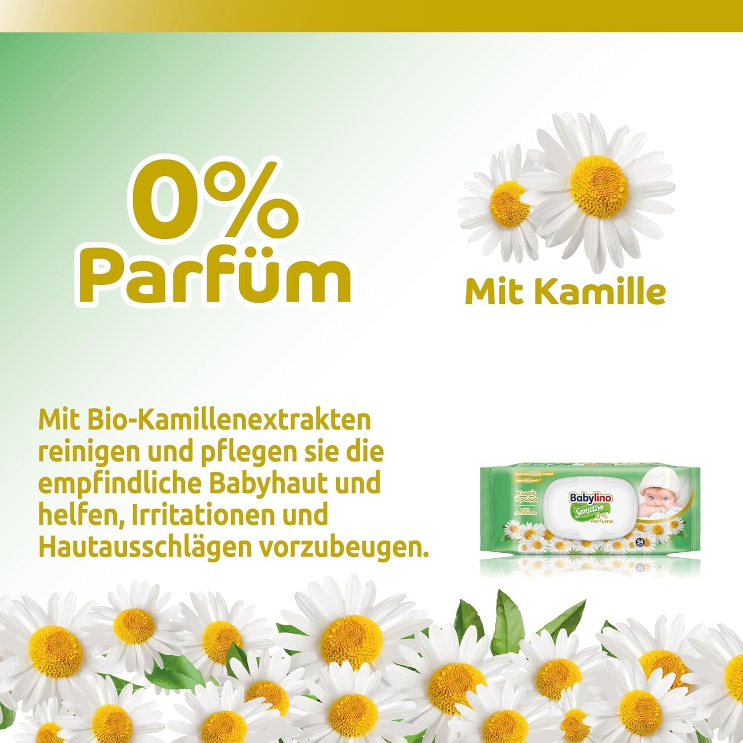 Salviette per neonati sensibili, 0% di profumo, 98% di formula naturale che ripristina l'equilibrio del pH della pelle, Sigillo di freschezza, 54 salviette