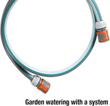 Set di collegamento Gardena Classic 13 mm (1/2 pollice), 1,5 m: adattatore per tubo per il collegamento di avvolgitubo, tubo con componenti di sistema, 22 bar (18011-20)