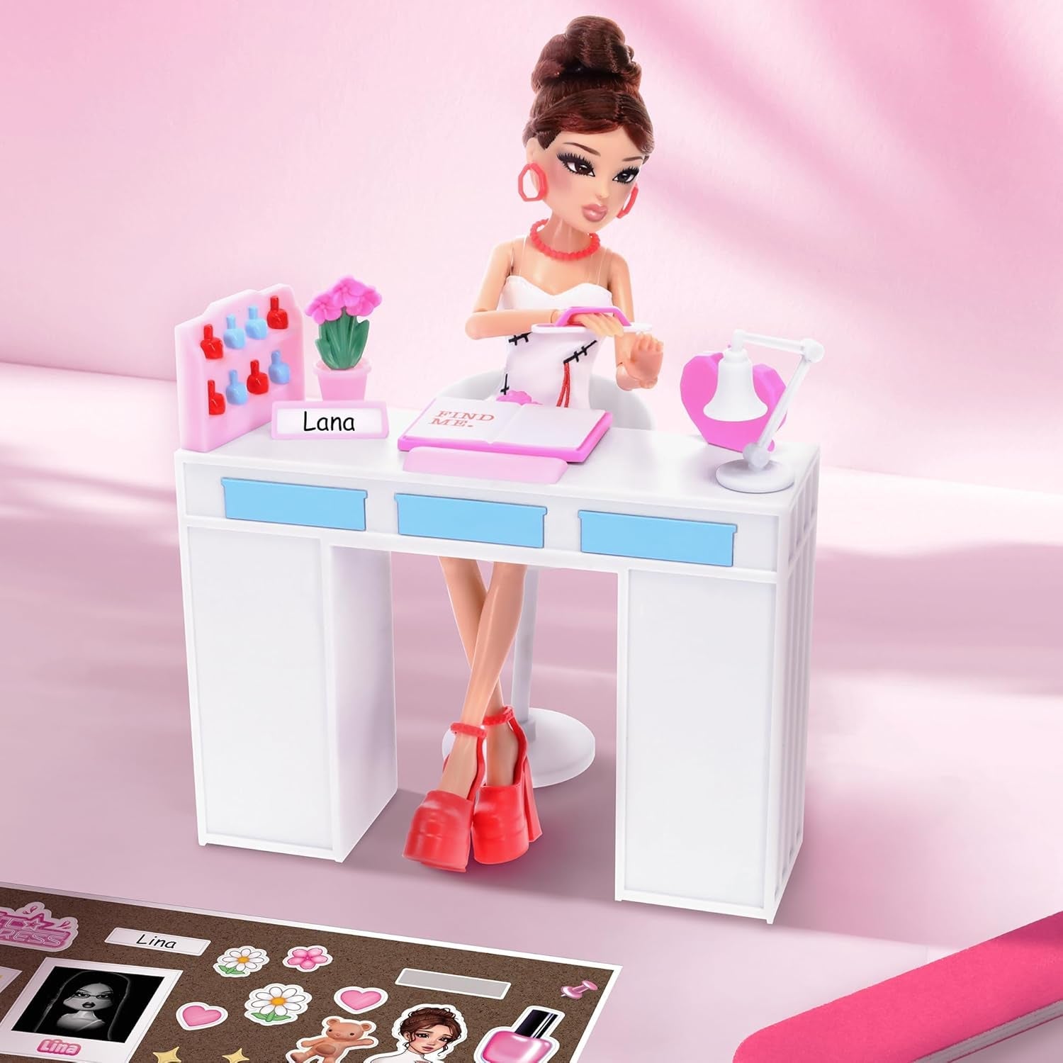 Set di bambole alla moda deluxe - Lana