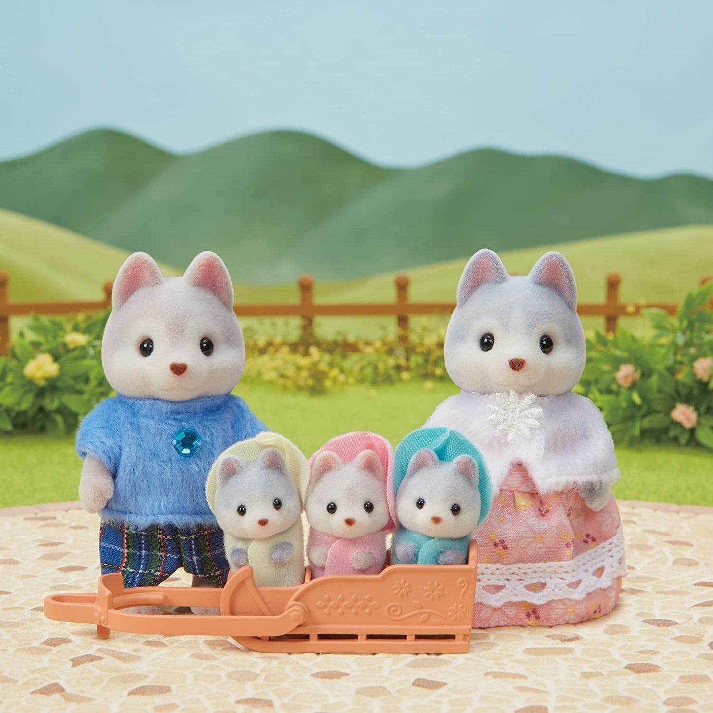 Sylvanian Families L5636 Bambole Husky Family Naty Shop