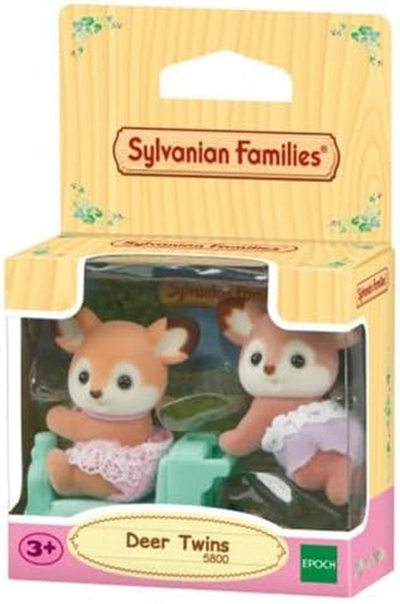 Sylvanian Families 5800 Gemelli Cervi, Set da Gioco con Animali, Figure di Animali della Foresta, Giocattolo per dai 3 anni in su