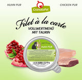 GranataPet Filet à la carte Pollo PURE, cibo umido per gatti, pezzi di filetto senza cereali, cibo per gatti senza zuccheri aggiunti, alto contenuto di carne, 6 x 85 g