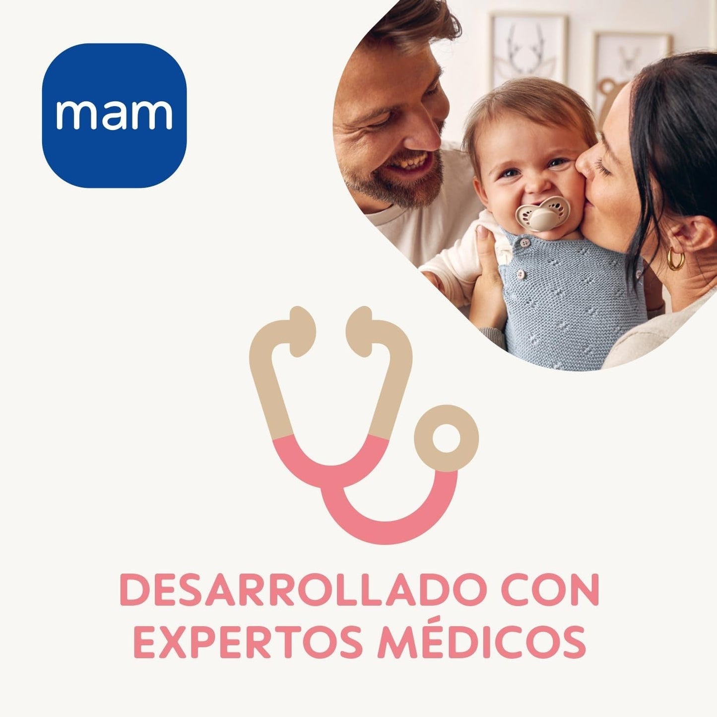 MAM Newborn Set, set regalo, composto da: 2 biberon anticoliche da 160 ml, 1 biberon anticoliche da 260 ml, 1 ciuccio Original Start, 1 spilla per ciuccio, da 0 mesi, Neutro