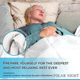 Coperta ponderata per adulti 150 X 200 Cm, 7Kg - Coperta ponderata per un sonno profondo, coperta pesante, coperta terapeutica in cotone al 100%, coperta rilassante Oeko-Tex® 100 Comforter Letti e coperte standard Polar Night
