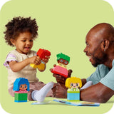 LEGO DUPLO Big Feelings, gioco di costruzione impilabile con 23 mattoncini colorati e 4 personaggi, giocattolo di abilità motoria per promuovere lo sviluppo sociale ed emotivo dei bambini a partire da 18 mesi 10415 Set di costruzione Beuche den LEGO-Store