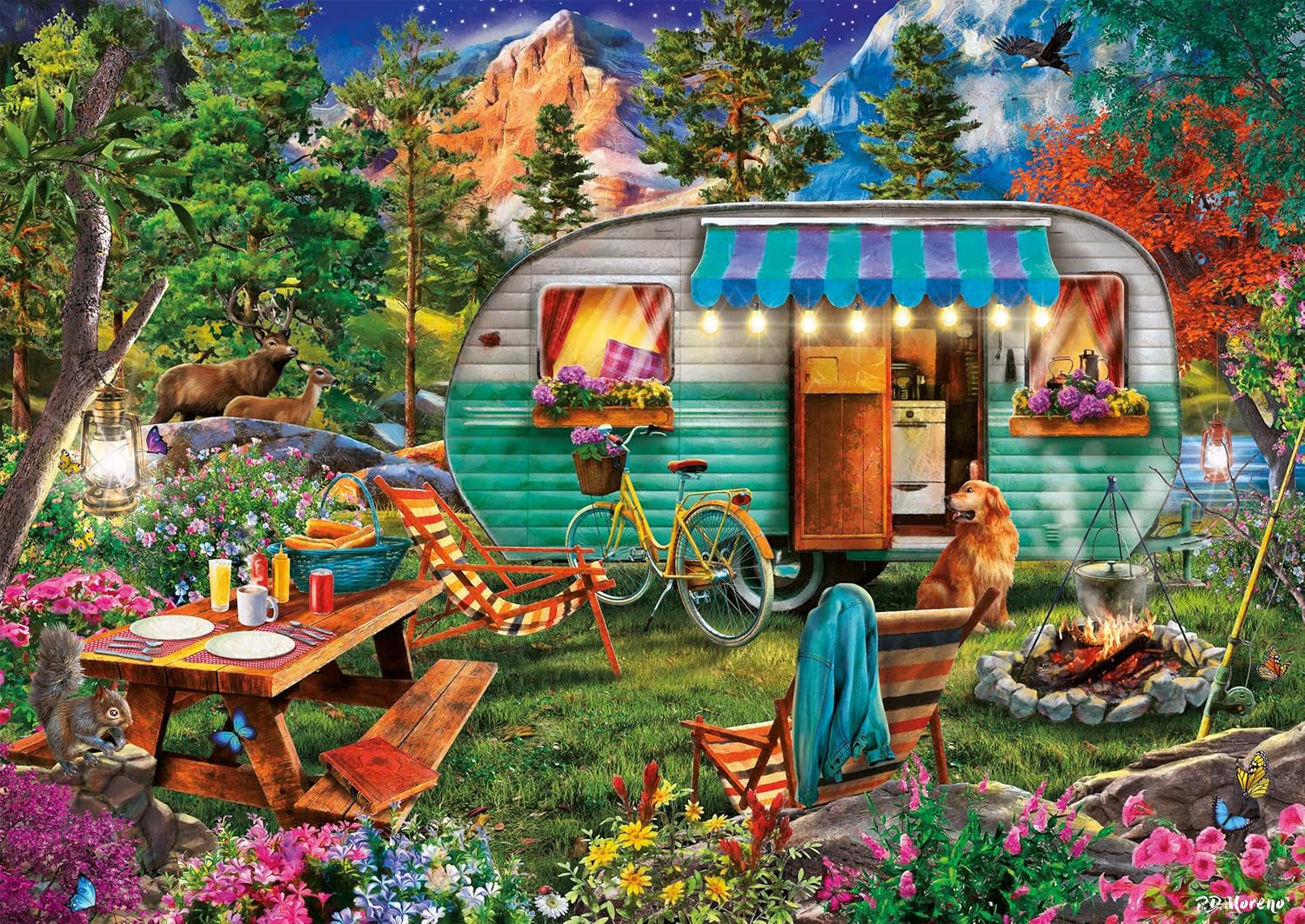 Schmidt Spiele 57379 Camper Romance, puzzle 500 pezzi Puzzle Naty Shop