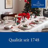 Villeroy & Boch - Toy's Delight Set Colazione per 2, Design Locomotiva, 6 Pezzi, Colorato, Natale, Servizio Piatti con Piatti, Tazze e Scodelle per la Colazione, Stoviglie Natalizia, Porcellana Premium