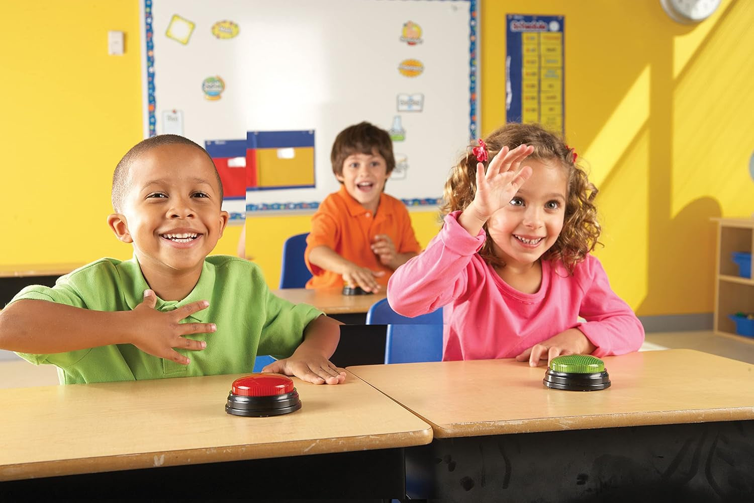 Learning Resources Giochi educativi con luci e suoni a partire da 3 anni Giocattolo con domande per bambini con 4 suoni diversi per serate di gioco e aule Giocattoli Bebe Naty Shop