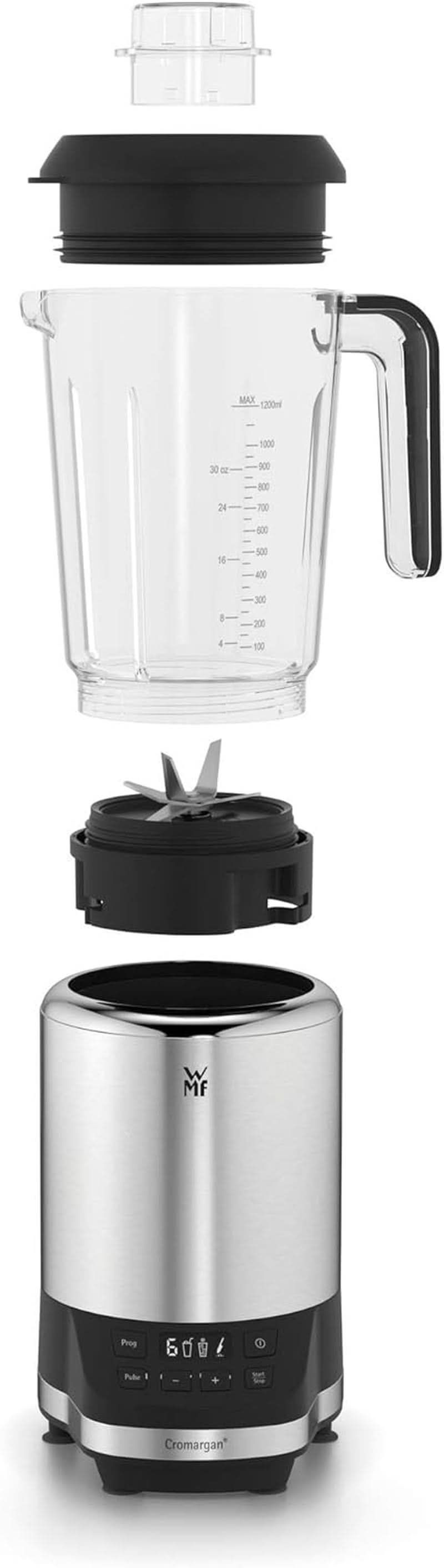 WMF Kult Pro Multifunktionsmixer Hochleistungsmixer, 30.000 U/Min, Smoothie Maker, Standmixer, Ice-Crush Funktion, 4 Mixbehälter Inkl. Togo-Verschluss Cucina Naty Shop