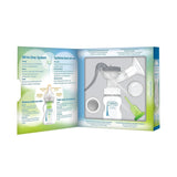 Tiralatte manuale con protezione Softshape 100% silicone (B, flangia 25mm) e opzioni anti-coliche + Biberon a bocca larga da 150 ml con tettarella a flusso lento livello 1 Accessori Alimentazione e Allattamento Bebe Naty Shop