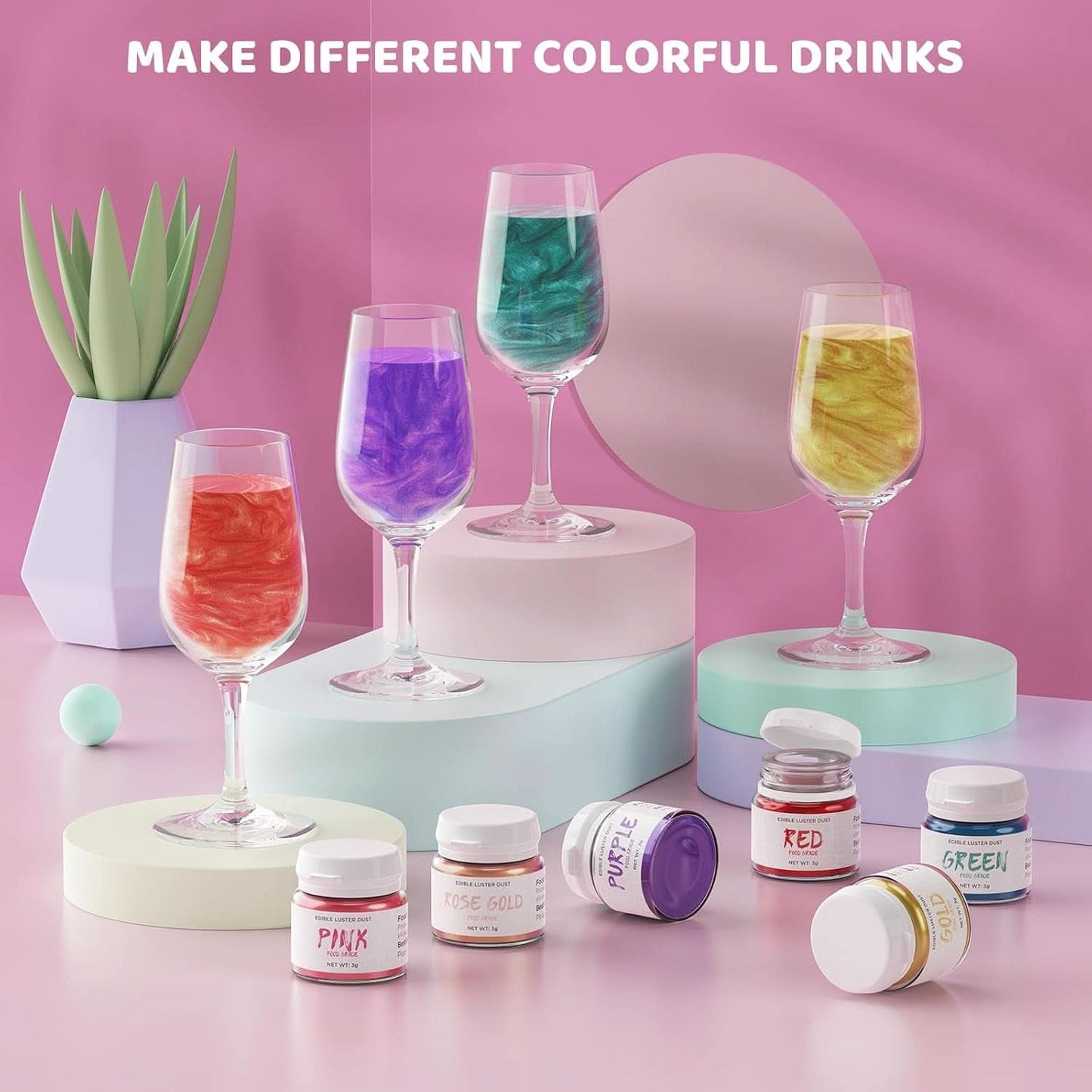 Glitter commestibili, 3 grammi Naty Shop