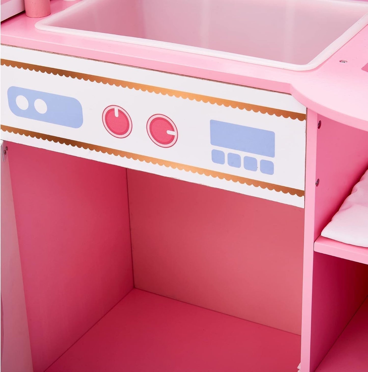 Olivia'S Little World Teamson Kids Bambole da 18 pollici Casa delle bambole in legno Asilo bifacciale TD-11460W Case delle bambole Naty Shop