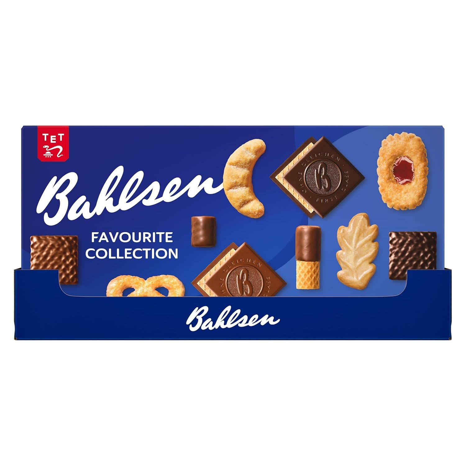 Bahlsen Favorite Collection S Confezione da 6 biscotti croccanti e mix di wafer al cioccolato fondente al latte (6 x 161 g / 966 g)