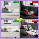 Cuscino in Piuma Regolabile in Schiuma ad Alta Densità, Cuscino Schienale ergonomico per Letto e Divano, Cuscino da Lettura Antireflusso per Dormire, Giocare, Guardare la TV (Pesante)