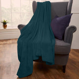 Copriletto in pile ultra morbido di Brentford, grigio argento, matrimoniale grande - 150 x 200 cm Letti e coperte Beuche den Brentfords-Store Verde Blu 120 x 150 cm