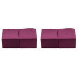 Saten Ser22104961 Cocktail, tovaglioli 20 X 20, 2 strati, piega 1/4, 100 tovaglioli, Punta-Punta, nero