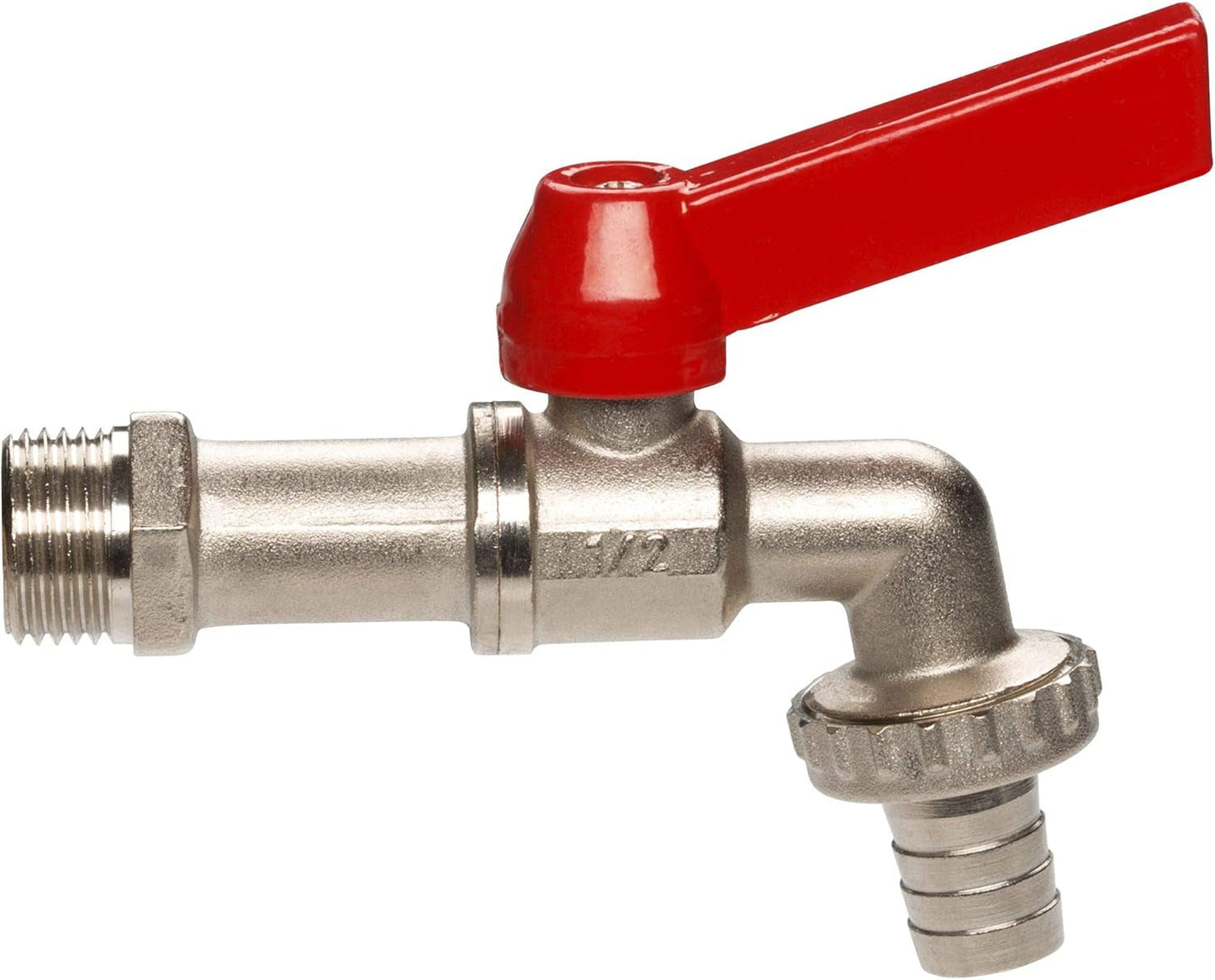 Valvola a sfera Gardena: valvola per interni ed esterni, filettatura da 26,5 mm (G 3/4 pollici), per tubi da 1/2 pollici (13 mm) (7332-20)