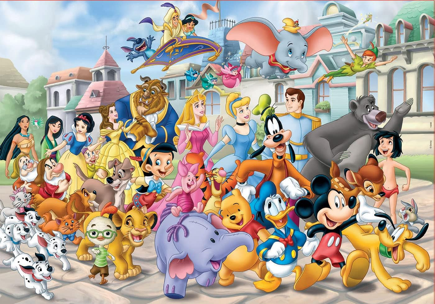 Educa - Puzzle 200 pezzi | Parata Disney, puzzle 200 pezzi per bambini dai 6 anni, Disney World (13289) Puzzle Naty Shop