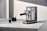 Macchina per caffè espresso WMF Lumero, portafiltro, 1400 watt, portafiltro, 3 inserti, per 1-2 tazzine di caffè espresso, incluse capsule, 15 bar, portabicchieri, montalatte, acciaio inossidabile opaco