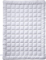 Billerbeck Simone Trapunta superleggera - trapunta in seta - 135 X 200 Cm - trapunta estiva, trapunta rinfrescante, trapunta estiva leggera - 100% cotone, bianco Trapunte e trapunte Naty Shop 135X200 Cm