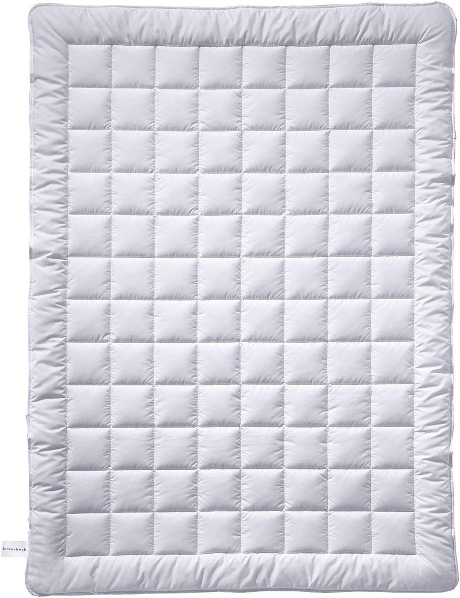 Billerbeck Simone Trapunta superleggera - trapunta in seta - 135 X 200 Cm - trapunta estiva, trapunta rinfrescante, trapunta estiva leggera - 100% cotone, bianco Trapunte e trapunte Naty Shop 135X200 Cm