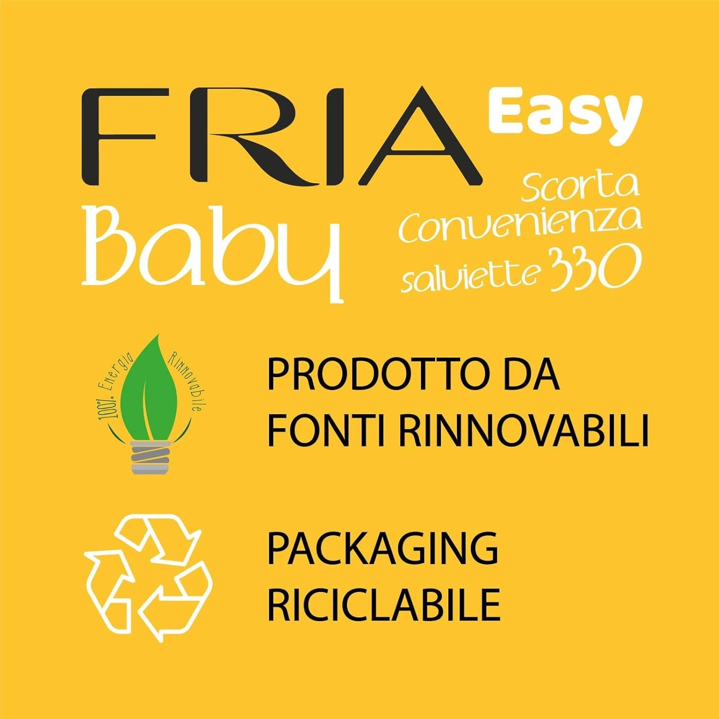 Salviette umidificate Easy Baby con Aloe Vera ed Estratto di Miele Idratante per la Pelle, Dermatologicamente Testate, Confezione da 330 Salviette