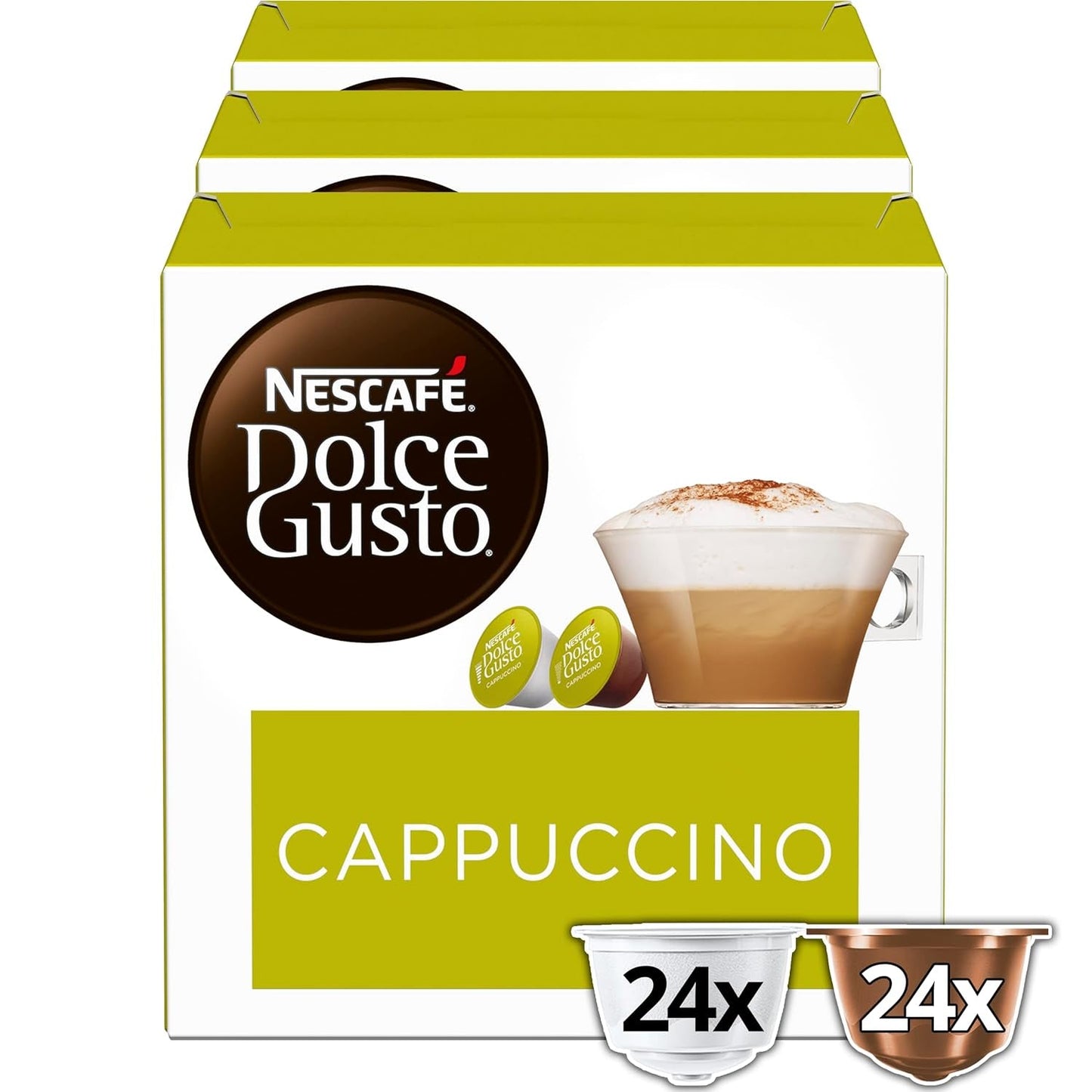 Flat White, 48 Kaffeekapseln e Cappuccino, 48 Kaffeekapseln