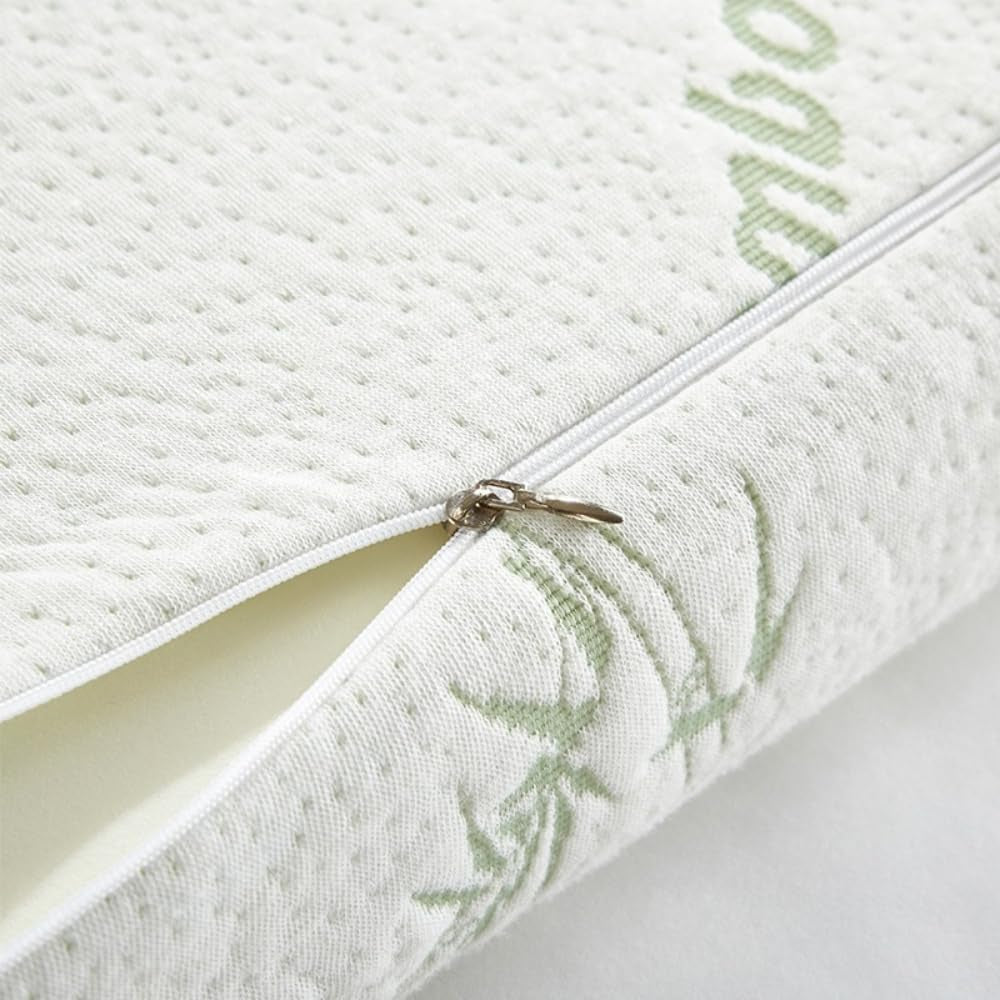 Cuscino ortopedico per supporto collo in memory foam - Cuscino ergonomico, cuscino antirussamento per chi dorme sul fianco, sulla pancia e sulla schiena, cuscino, 60 cm x 40 cm x 12 cm Cuscini ortopedici cervicali Naty Shop